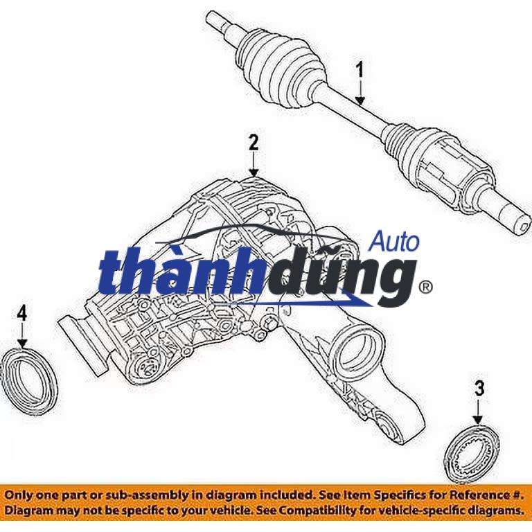PHỚT LÁP PHỤ NISSAN TIIDA | 383428E001 - Ảnh 4