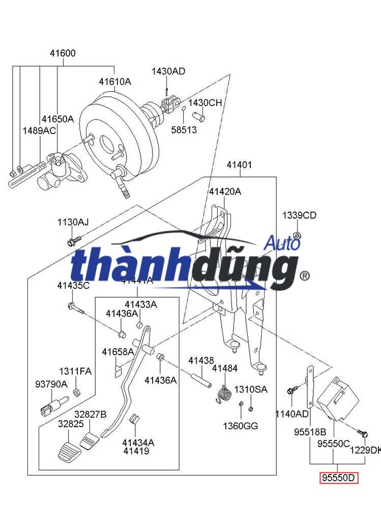 RƠ LE XI NHAN HYUNDAI HD250 | 955508C000 - Ảnh 4