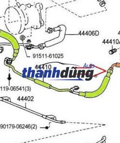 TUY Ô DẦU TỪ BÌNH ĐẾN BƠM TRỢ LỰC CHEVROLET CAPTIVA | 95953094 - Ảnh 4