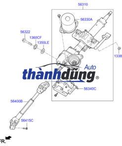 MÔ TƠ CỌC LÁI KIA CERATO 2010-2015 | 56330-3X500 - Ảnh 3