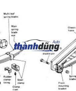 LÁ NHÍP SAU HYUNDAI MIGHTY | 551005H500 - Ảnh 4