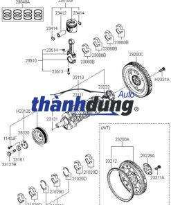 PULY TRỤC CƠ RANGE ROVER DISCOVERY 2013 | LR025252 - Ảnh 3