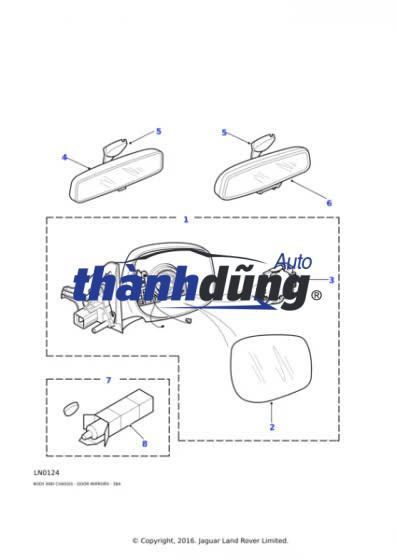 ỐP GƯƠNG CHIẾU HẬU HONDA BRIO 2019 | 76201-T5A-J31ZQ - Ảnh 4