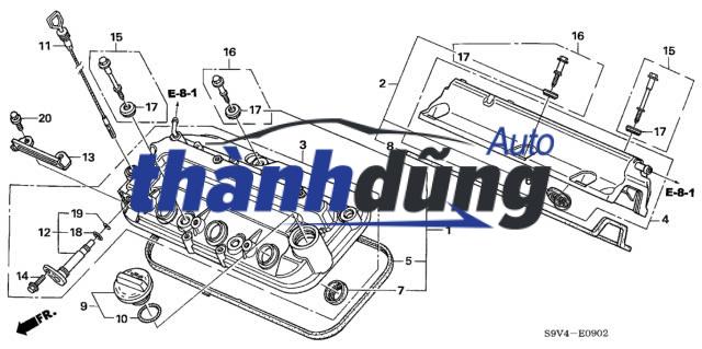 BUGI SẤY XE NISSAN NAVARA D23T | 1106500Q0L - Ảnh 3