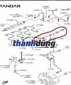 ỐNG DẦU HỒI KIM PHUN KIA BONGO 3 2010 | 314004X700 - Ảnh 3