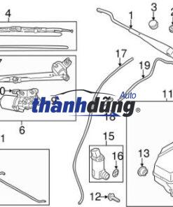 THANH GIẰNG GẠT MƯA HYUNDAI H100 | 982004F010 - Ảnh 4