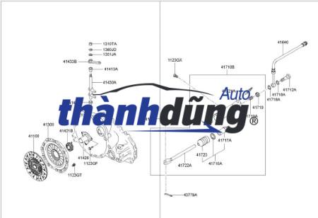 CÀNG CUA ĐẨY BI TÊ HYUNDAI I20 2011 | 36131-04700 - Ảnh 3