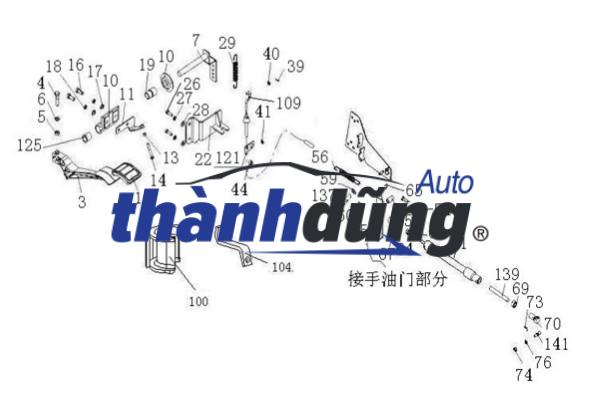 RƠ LE TẮT MÁY THACO AUMAN C240 | WG9100570014 - Ảnh 3