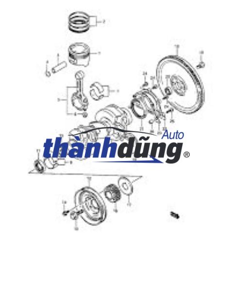 BÁNH ĐÀ NISSAN NAVARA 2015 | 123105X00A - Ảnh 3