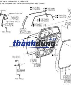 ỐP NHỰA KÍNH SAU PHẢI HONDA CITY 2017 | 72721T9AT11 - Ảnh 4