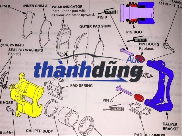 BỐ THẮNG SAU FORD ESCAPE 2003 | D3151 - Ảnh 4