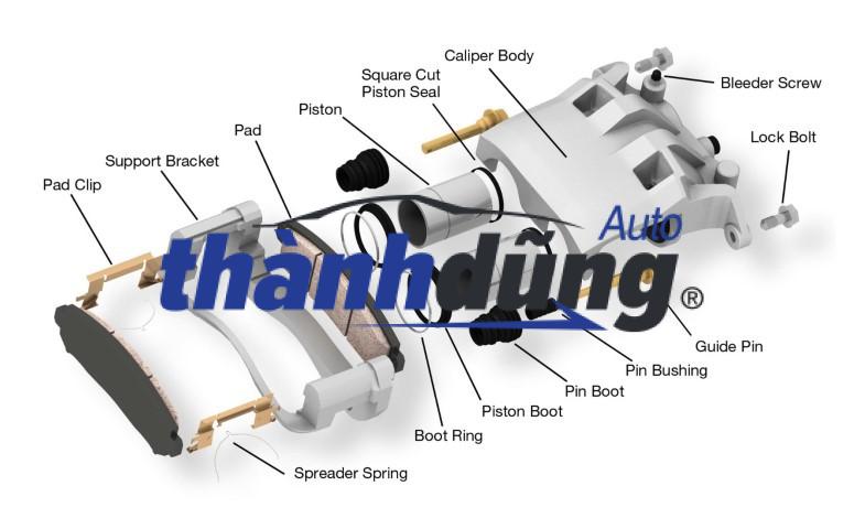 BỐ THẮNG TRƯỚC MERCEDES C300 | A0074205720 - Ảnh 3