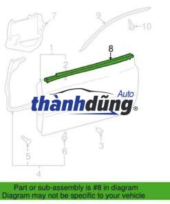 NẸP MẠ CHÂN KÍNH MAZDA 3 2021 | BDMT-50-660Hb - Ảnh 3