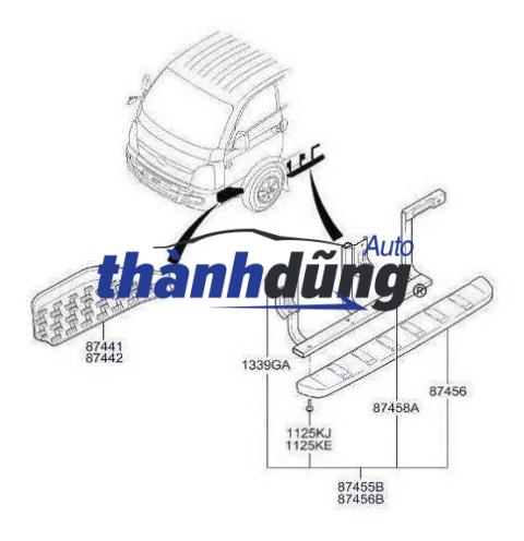 BỆ DẴM CHÂN XE HINO 300 DUTRO 2017 | 510833705 - Ảnh 4