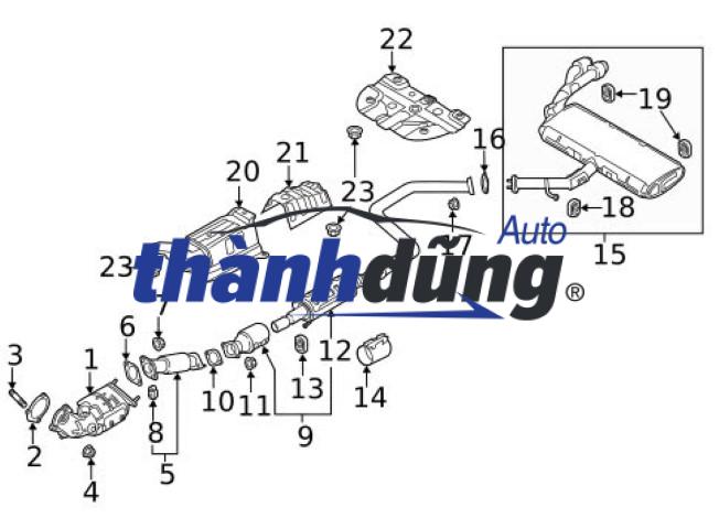BẦU LỌC KHÍ XẢ XE TERA 100 2024 | 540985811 - Ảnh 4