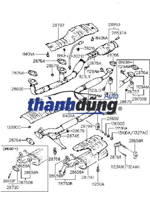 BẦU LỌC KHÍ XẢ XE TERA 100 2024 | 540985811 - Ảnh 3
