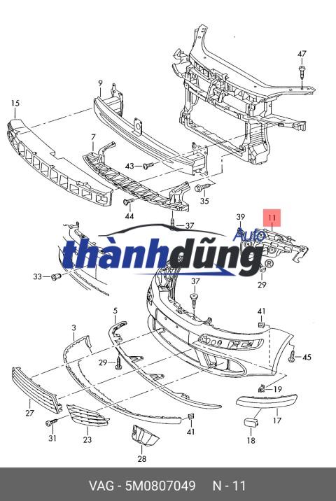 XƯƠNG TĂNG CỨNG BA ĐỜ SỐC KIA CARENS 2011 | 865301D010 - Ảnh 3