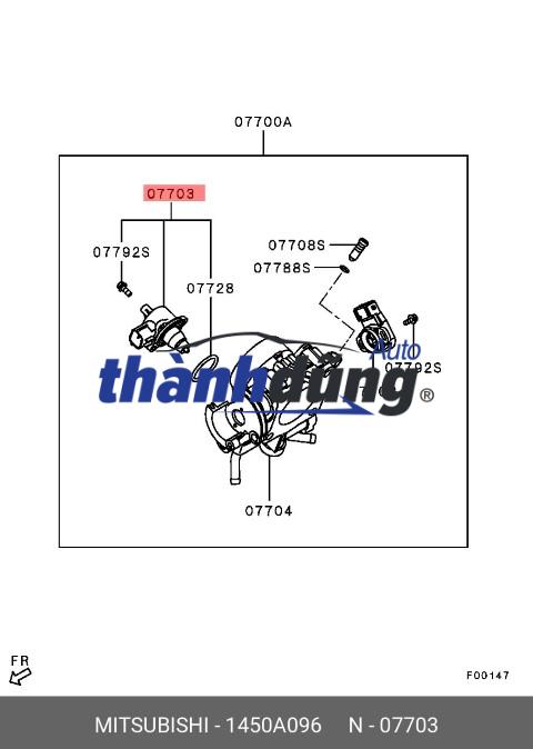 VAN KHÔNG TẢI MITSUBISHI ZINGER 2010 | 1450A096 - Ảnh 4