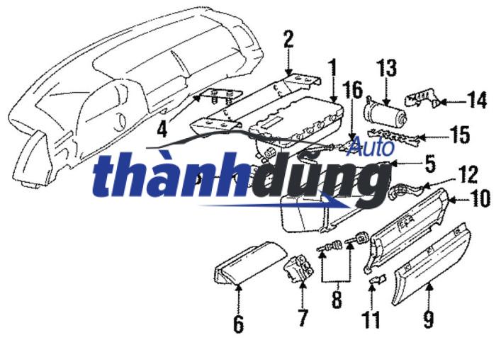 HỐC CỐP ĐỰNG ĐỒ XE HYUNDAI PORTER 2 | 845124-F100ES - Ảnh 4