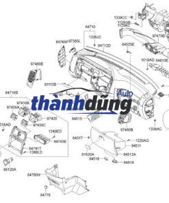 HỐC CỐP ĐỰNG ĐỒ XE HYUNDAI PORTER 2 | 845124-F100ES - Ảnh 5