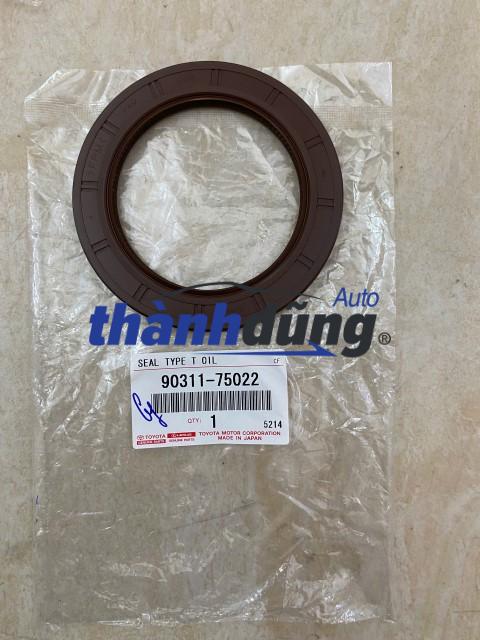 PHỚT ĐUÔI TRỤC CƠ XE TOYOTA YARIS 2009 | 90311-75022