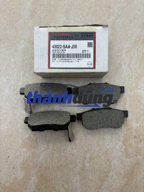 BỐ THẮNG SAU XE HONDA CITY 2016 | 43022-SAA-J50