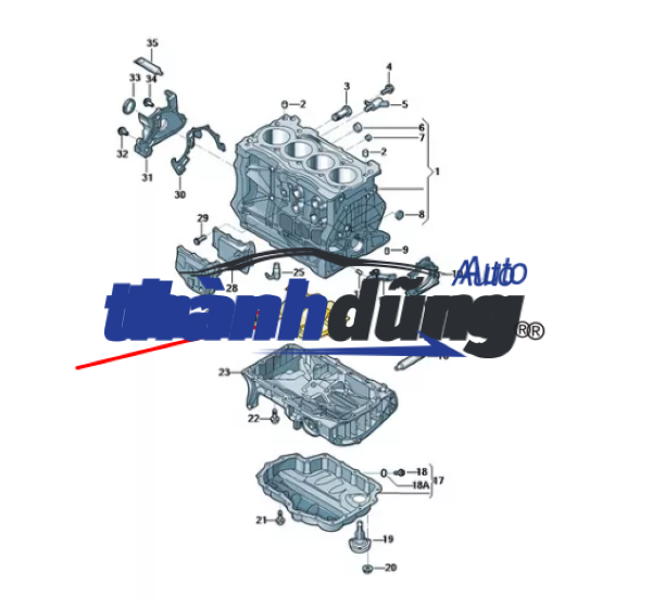 TẤM CHẮN DẦU XE KIA FRONTIER | 0K65A10225C