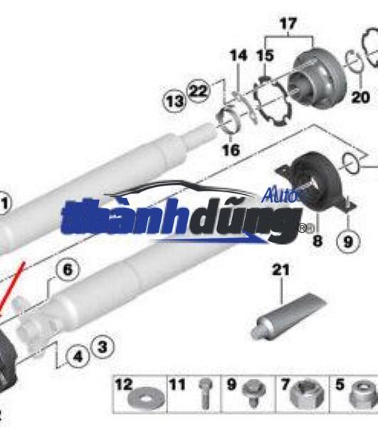 BI QUANG TREO FORD TRANSIT 2005-2011 | YC1W4826BCN - Ảnh 4