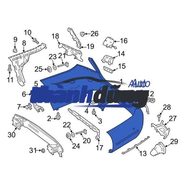 CẢN SAU XE HYUNDAI ELANTRA 2020 | 86611F2010 - Ảnh 3