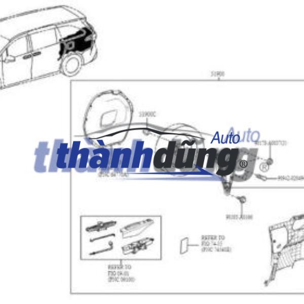 CHỤP LỐP DỰ PHÒNG XE FORD EVEREST 2006 | UP20V5000A - Ảnh 3