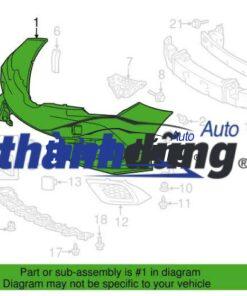 NẮP CẢN SAU KIA SONET 2021 | 86656CC300 - Ảnh 4