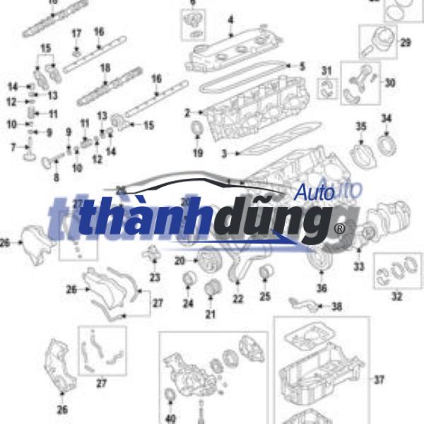 PHỚT ĐUÔI CỐT MÁY HYUNDAI COUNTY | 2112745001 - Ảnh 3