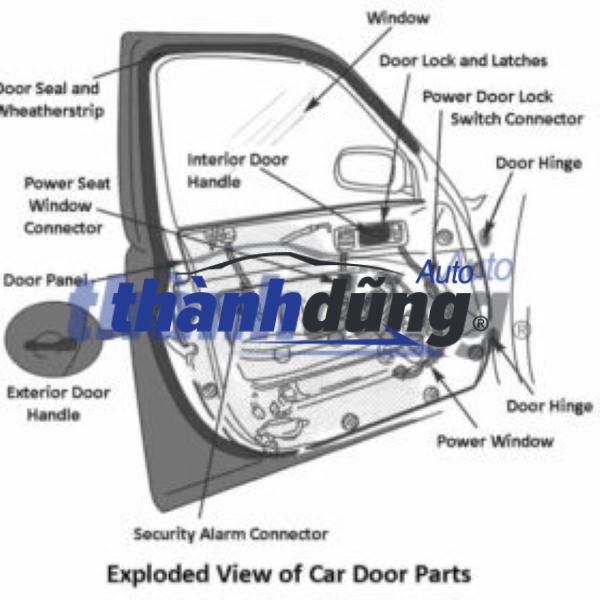 TAY MỞ CỬA NGOÀI TRÁI NISSAN XTRAIL T30 | 80500JG400 - Ảnh 3