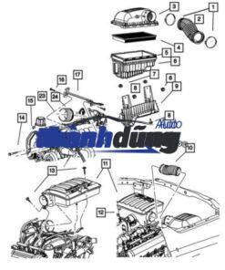 HỘP LỌC GIÓ THỨ CẤP KIA MORNING 2008 | 2819007000 - Ảnh 3