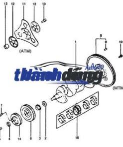 PULY CỐT MÁY HYUNDAI I10 2015 | 2312403300 - Ảnh 5