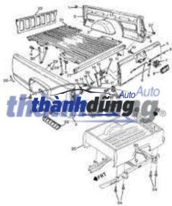 NẮP THÙNG SAU FORD RANGER 2017 | AB392140026AF - Ảnh 4
