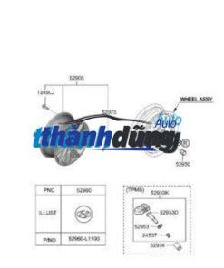 MÂM BÁNH SAU KIA K165 | 529104E570 - Ảnh 4