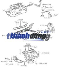 DÂY GIẬT NẮP BÌNH XĂNG XE TOYOTA INNOVA 2005 | 770350K021