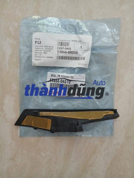 ỐP CHÂN KÍNH CHẮN GIÓ PHẢI TOYOTA INNOVA 2014 | 538660K010