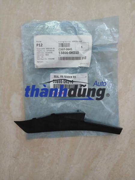 ỐP CHÂN KÍNH CHẮN GIÓ PHẢI TOYOTA INNOVA 2014 | 538660K010