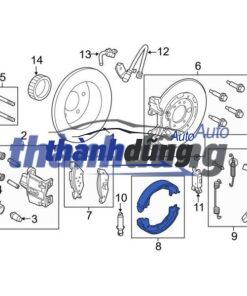 BỐ THẮNG TRƯỚC XE TOYOTA HIACE 2010 | 04465YZZE9 - Ảnh 5