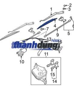 CHỔI GẠT MƯA XE CHEVROLET CAPTIVA 2012 | 95479603 - Ảnh 3