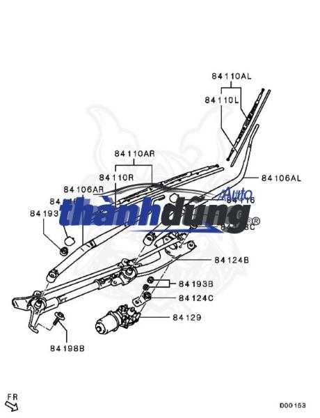 CHỔI GẠT MƯA XE CHEVROLET CAPTIVA 2012 | 95479603 - Ảnh 4