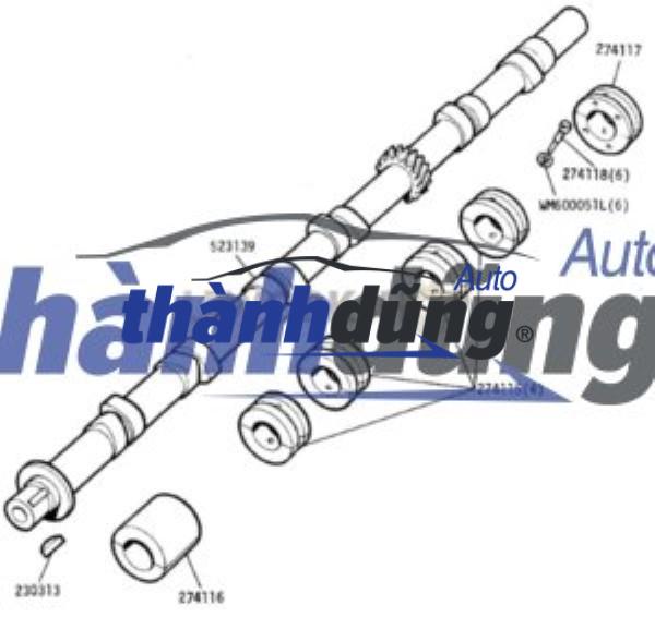 PHỚT ĐẦU TRỤC CAM XE SRM X30 32X47X8 | QQYF462 - Ảnh 3