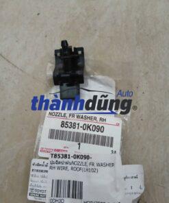 VÒI PHUN NƯỚC RỬA KÍNH XE TOYOTA FORTUNER 2022 | 853810K090