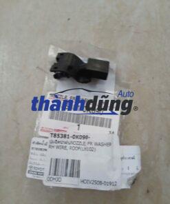 VÒI PHUN NƯỚC RỬA KÍNH XE TOYOTA FORTUNER 2022 | 853810K090