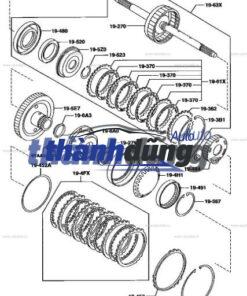 PHANH DẢI SỐ LÙI XE FORD EVEREST 2014 | U50219360 - Ảnh 4