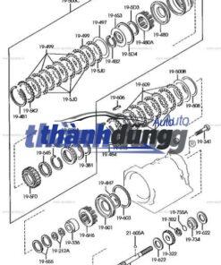 PHANH DẢI SỐ LÙI XE FORD EVEREST 2014 | U50219360 - Ảnh 3