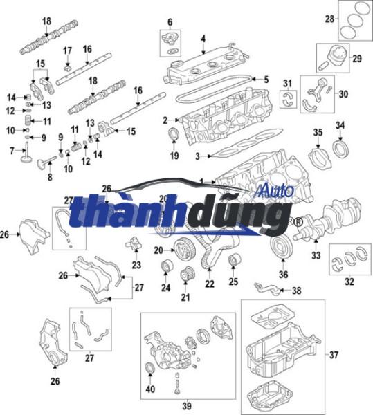 PHỚT ĐẦU TRỤC CƠ XE ISUZU MUX 2023 | 8970491450 - Ảnh 4