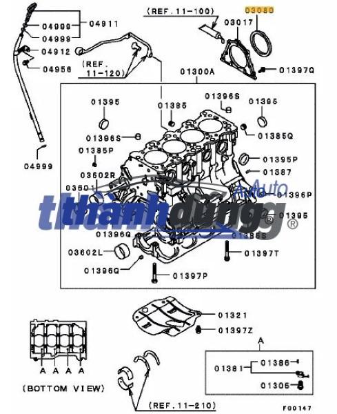 PHỚT ĐẦU TRỤC CƠ XE ISUZU MUX 2023 | 8970491450 - Ảnh 3